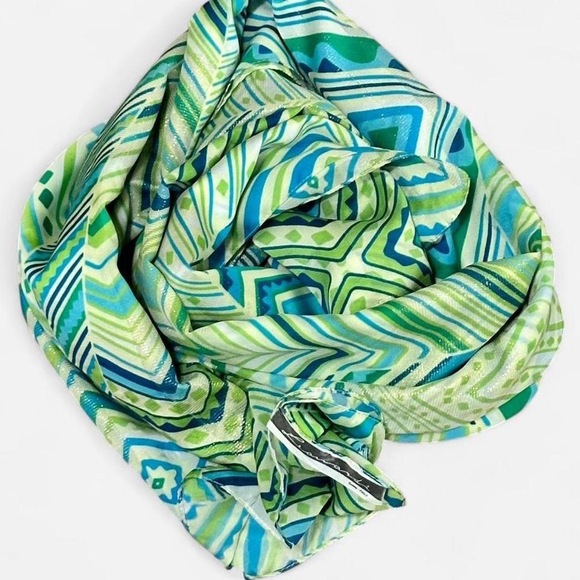 Leonardi Vintage Sarong Swim Coverup Wrap Made in Italy Hollywood Glam accessory - Picture 3 of 4